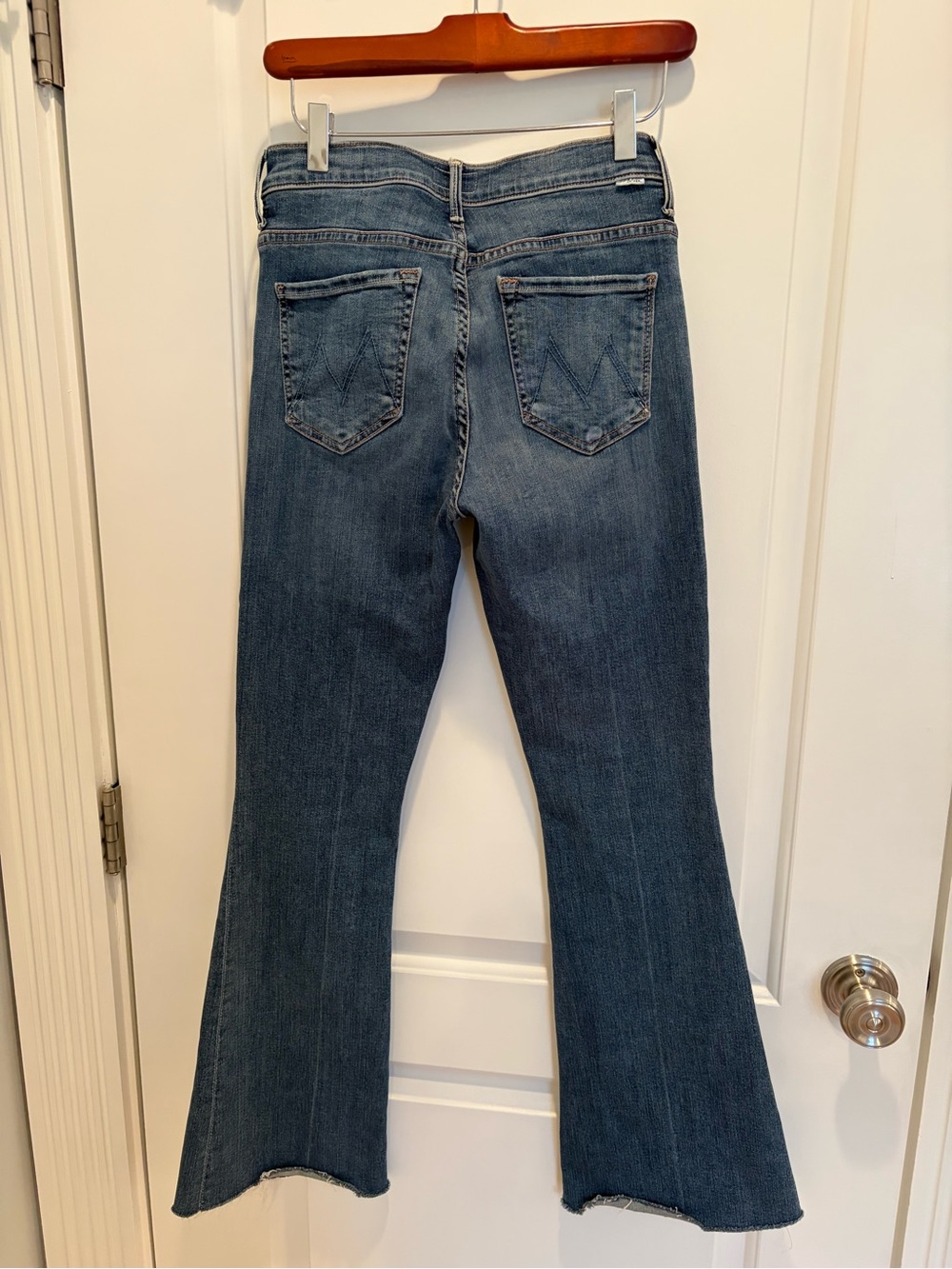 MOTHER Women's Medium Blue Flare Jeans